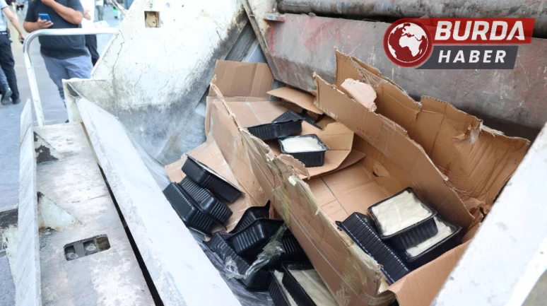 Otobüs Terminali’nde usulsüz taşınan 700 kilogram peynir imha edildi