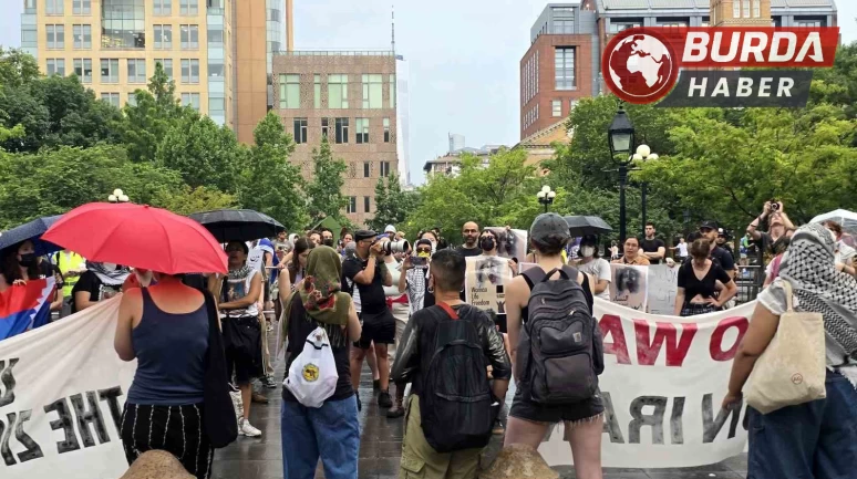 New York’ta protesto: "Özgür Filistin, Özgür İran"