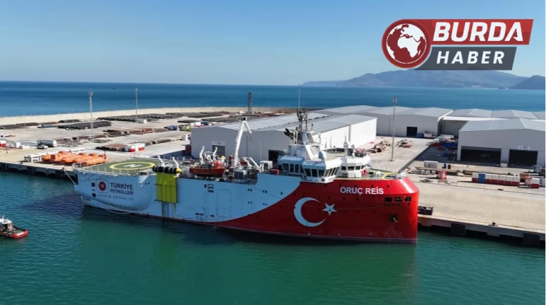 Oruç Reis Sismik Araştırma Gemisi, 9 ay sonra Mavi Vatan’a döndü.
