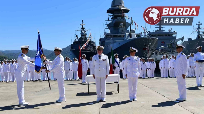 NATO’nun Akdeniz gücünde komuta bugün İtalya’ya geçti.