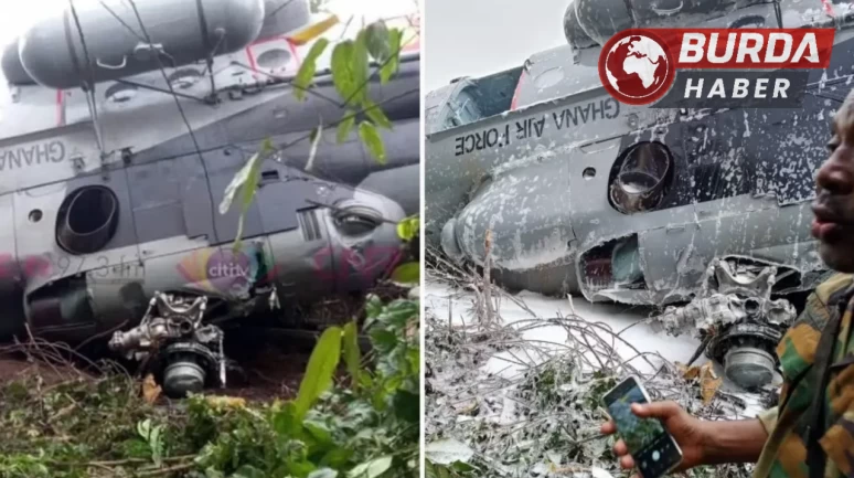 Gana’da yaşanan helikopter kazasında 2 bakan hayatını kaybetti.