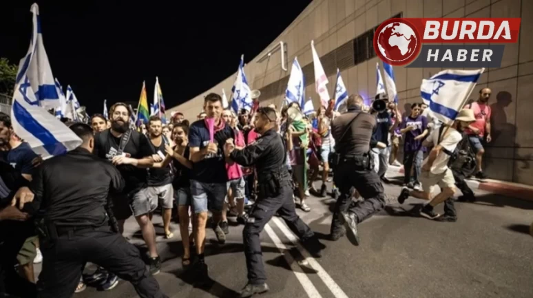 İsrail’de hükümet karşıtı protestolara polisten sert müdahale!
