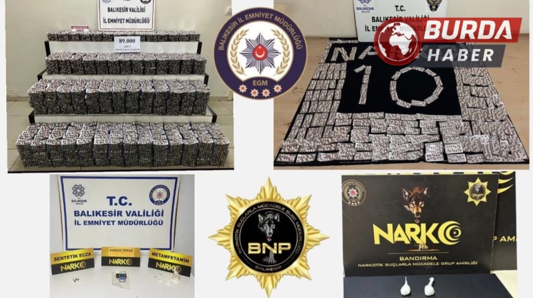 Balıkesir’de uyuşturucu operasyonu: 6 kişi tutuklandı