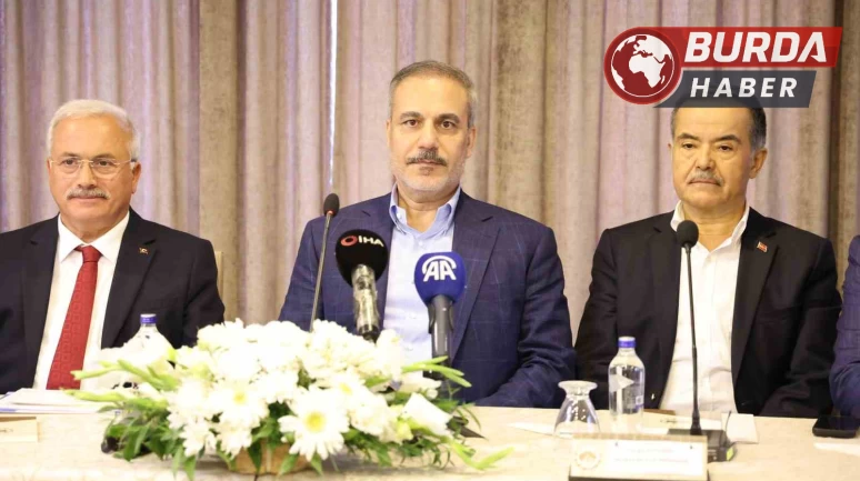 Fidan: "Hedefimiz, bölgemizdeki çatışmaların biran önce durması"