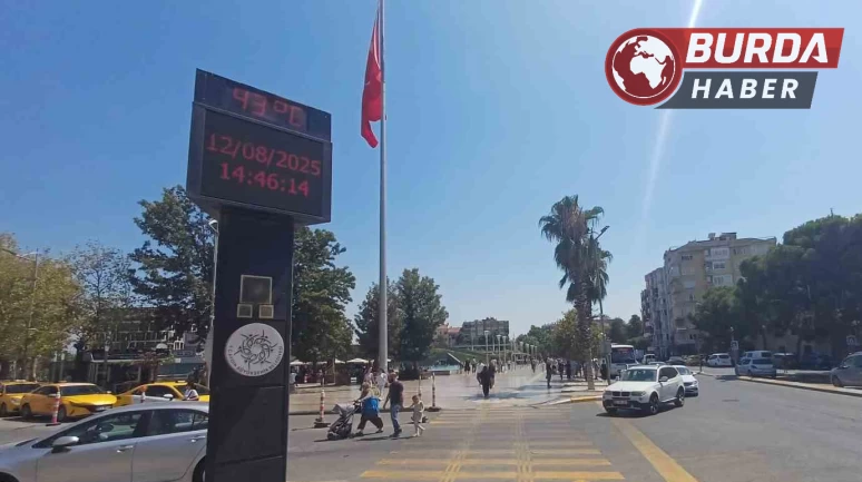 Aydın’da hissedilen sıcaklık neredeyse 50 dereceye ulaştı.
