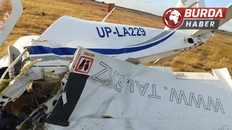 Kazakistan’da hafif motorlu uçak düştü: 2 kişi öldü