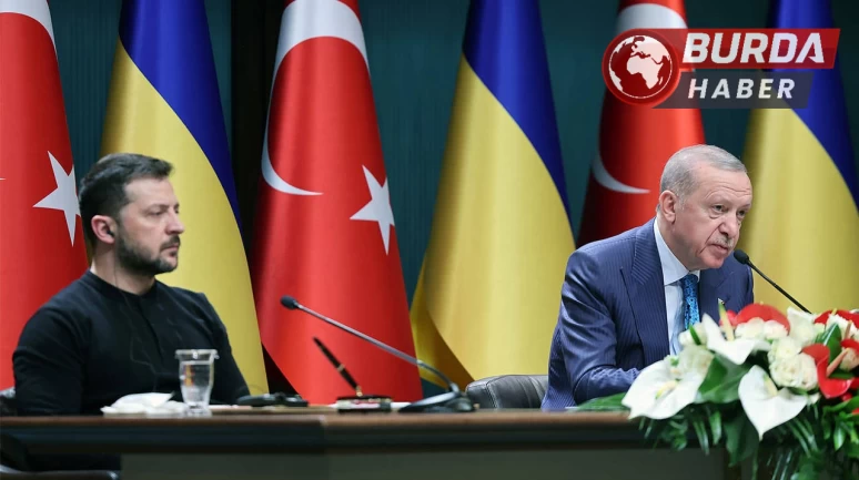 Cumhurbaşkanı Erdoğan, Volodimir Zelenski ile görüştü.