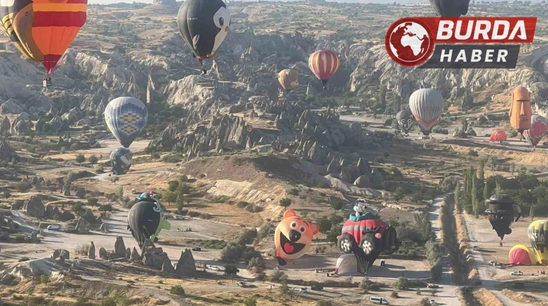 Kapadokya’da Balon Festivali başladı: 27 ülkeden 38 balon