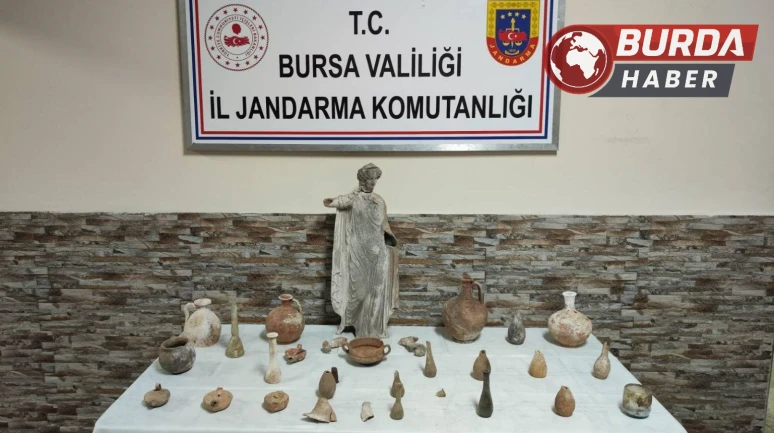 Tarihi eser operasyonu: Roma ve Bizans objeleri ele geçirildi