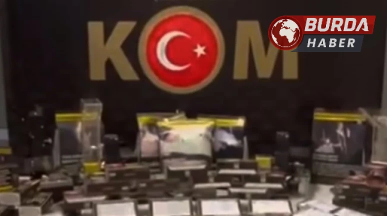 Kütahya'da Kaçakçılık Operasyonu: Makaron ve Tütün Ele Geçirildi