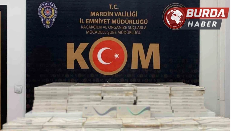 Mardin'de Durdurulan 2 Tırda 7 Bin 100 Paket Sigara Ele Geçirildi