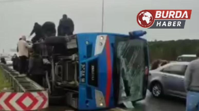 Kağıthane'de Cezaevi Nakil Aracı Devrildi: 19 Kişi Yaralandı