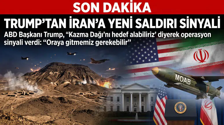 Trump'tan İran'a Karşı Yeniden Saldırı Uyarısı!