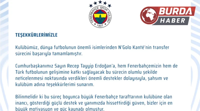 Sadettin Saran’dan Cumhurbaşkanı Erdoğan’a Teşekkür