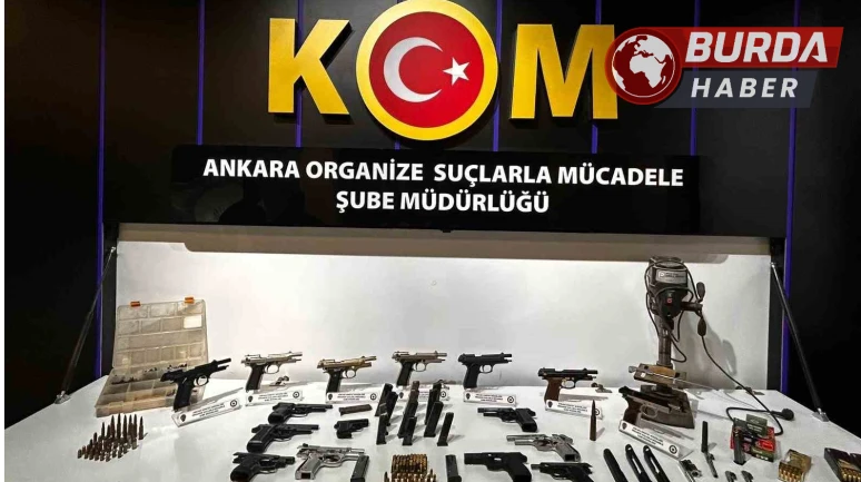 Ankara’da silah kaçaklığı operasyonunda 8 şüpheliden 4’ü tutuklandı