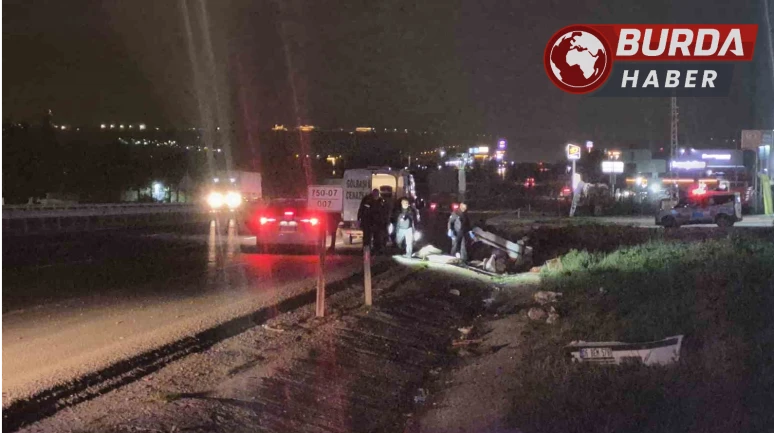 Ankara’da kontrolü kaybeden araç takla attı: 1 kişi hayatını kaybetti
