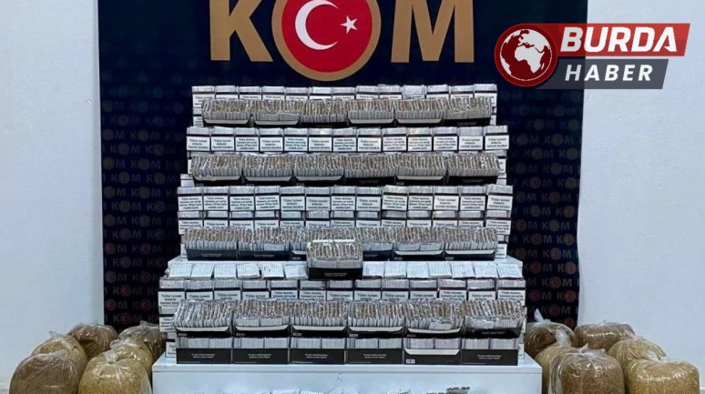 Kars’ta kaçak ürün baskını: Makaron ve tütün ele geçirildi