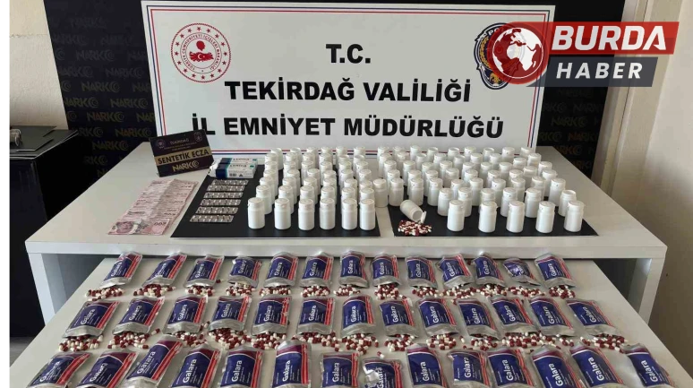 Tekirdağ’da zehir tacirlerine operasyon: 3 kişi tutuklandı