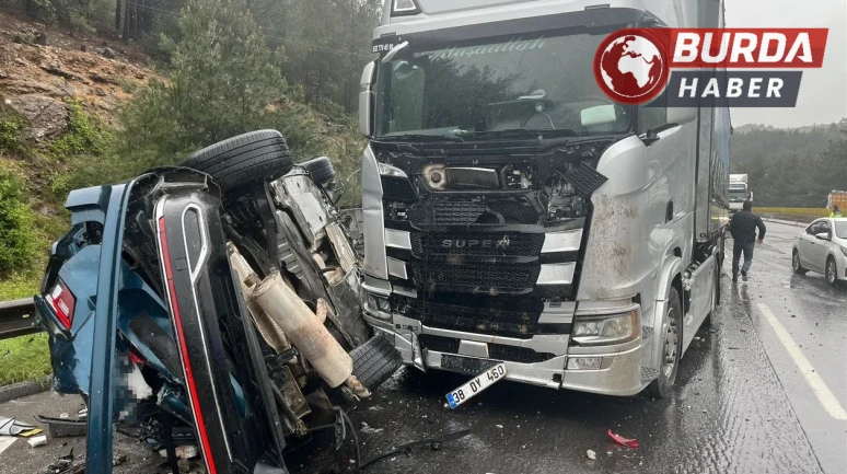 Tarsus-Adana otoyolunda kaza: 1 kişi hayatını kaybetti
