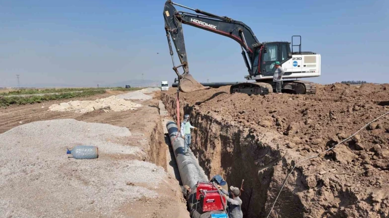 Gölbaşı İçme Suyu Projesi'nde çalışmaların yüzde 65'i geride kaldı.