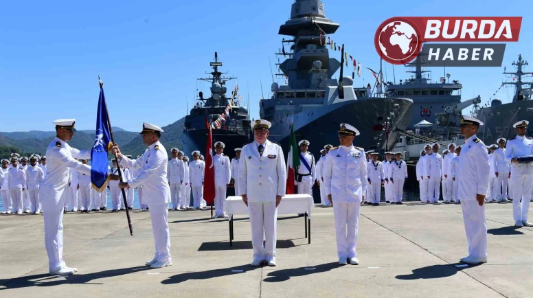 NATO’nun Akdeniz gücünde komuta bugün İtalya’ya geçti.