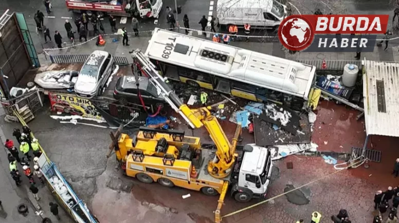 İETT Otobüsü Kontrolden Çıkarak Otoparka Daldı: Faciadan Dönüldü