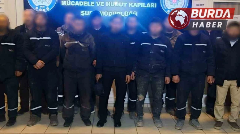Bursa'da Göçmen Kaçakçılığı Operasyonu: 13 Kaçak Göçmen Yakalandı