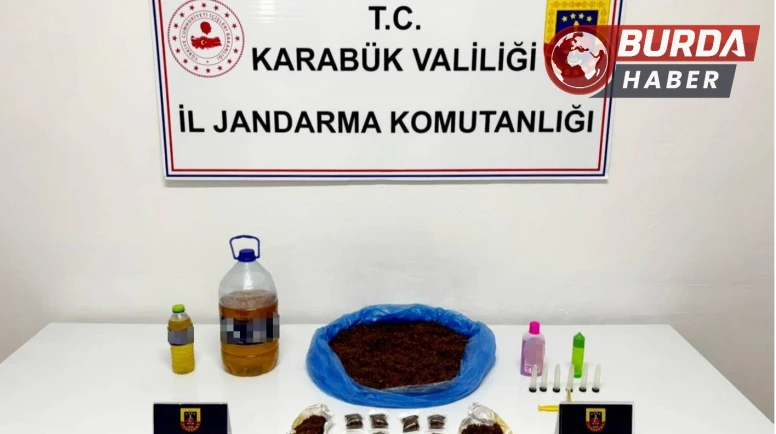 Karabük'te 4.504 Gram Sıvı Amfetamin ve 944 Gram Bonzai Ele Geçirildi