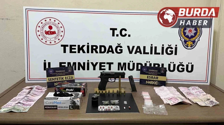 Tekirdağ'da Kırmızı Bültenle Aranan Uyuşturucu Taciri Yakalandı
