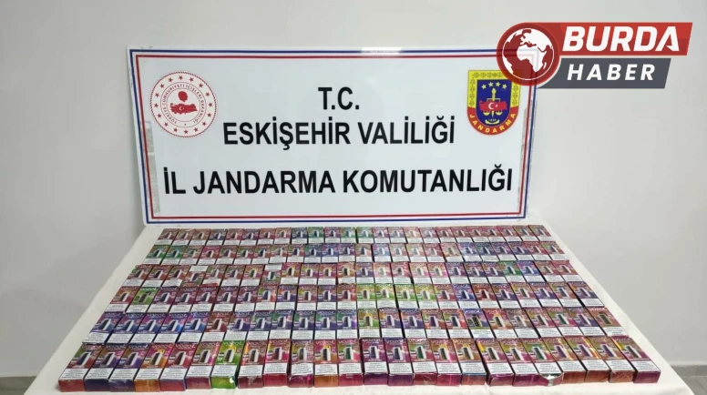 Eskişehir'de Jandarma 140 Elektronik Sigara Ele Geçirdi