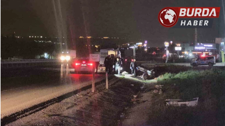 Ankara’da kontrolü kaybeden araç takla attı: 1 kişi hayatını kaybetti