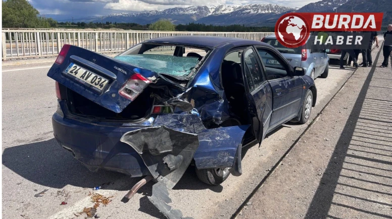 Erzincan-Çağlayan Karayolu’nda trafik kazası: 2 kişi yaralandı