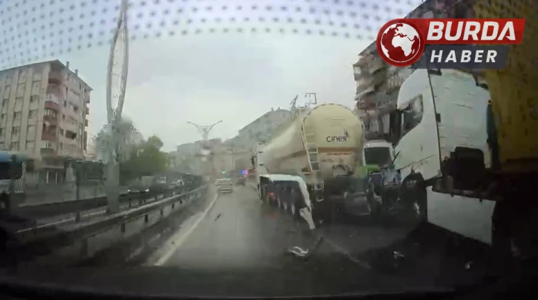 D-100’deki korkunç kazanın kamera görüntüleri