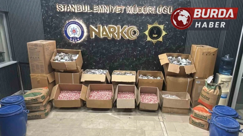 İstanbul'da 200 milyon değerinde uyuşturucu hap ele geçirildi