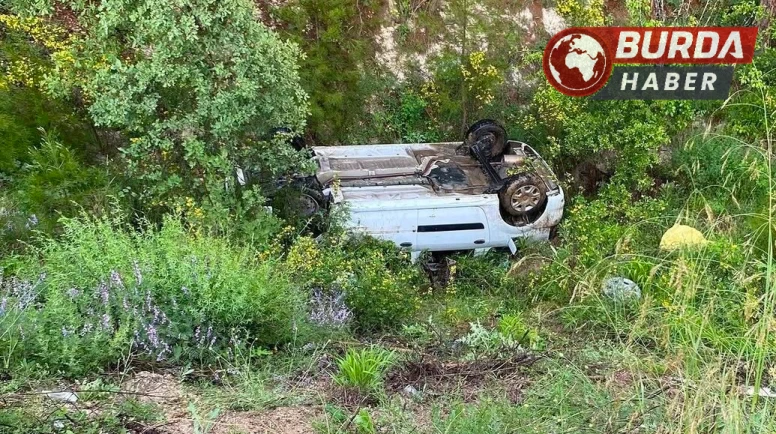Burdur’da otomobil takla attı: 1 kişi öldü