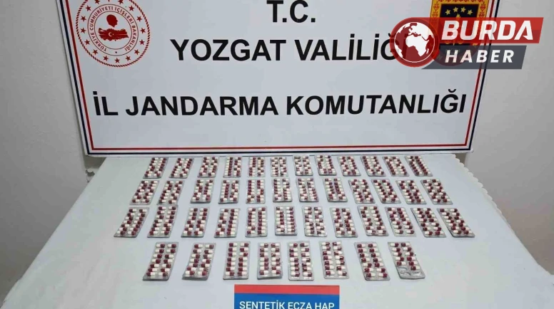 613 sentetik uyuşturucu hap ele geçirildi