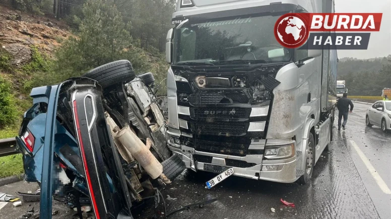 Tarsus-Adana otoyolunda kaza: 1 kişi hayatını kaybetti