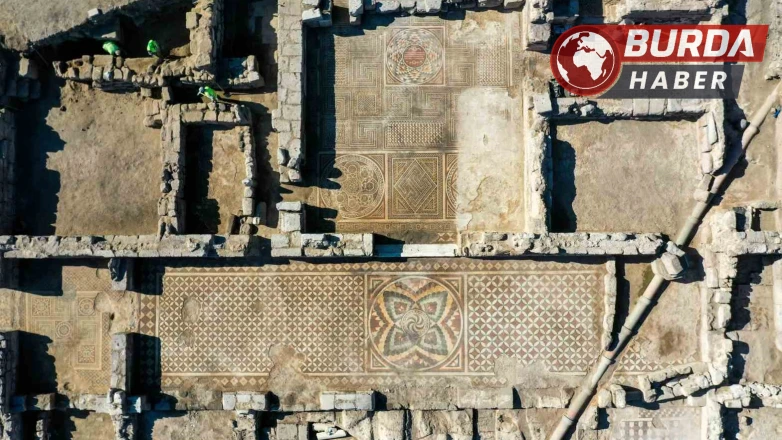 İncesu'da Keşfedilen Dev Mozaik Yapı için ''Ören Yeri'' Çalışması
