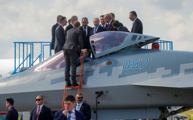 Cumhurbaşkanı Erdoğan, MAKS-2019 Uluslararası Havacılık ve Uzay Fuarı'nı kendi alanının lider fuarlarından biri olarak gördüğünü belirtti.