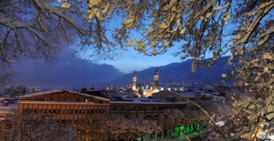 Bursa’da kartpostallık kar manzaraları