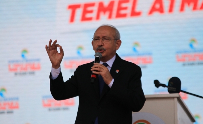 CHP Genel Başkanı Kemal Kılıçdaroğlu Adana’da toplu açılış ve temel atma törenine katıldı