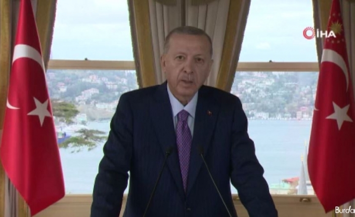 Cumhurbaşkanı Erdoğan’dan G-20 Liderler Zirvesi’ne görüntülü mesaj