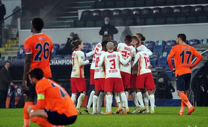 Başakşehir, sahasında karşılaştığı Alman ekibi RB Leipzig’e 4-3 mağlup oldu
