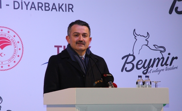 Tarım ve Orman Bakanı Pakdemirli, Diyarbakır’da et entegre tesisinin açılışını yaptı