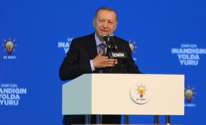 Cumhurbaşkanı Erdoğan İzmir kongresinde konuştu