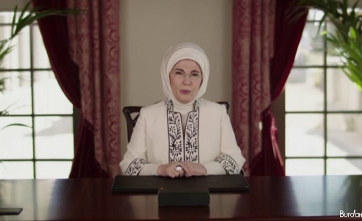 Emine Erdoğan, Halkbank Üreten Kadınlar Zirvesi’ne video mesaj gönderdi: