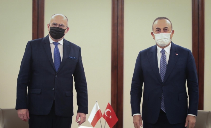 Çavuşoğlu, Polonya Dışişleri Bakanı Rau ile görüştü