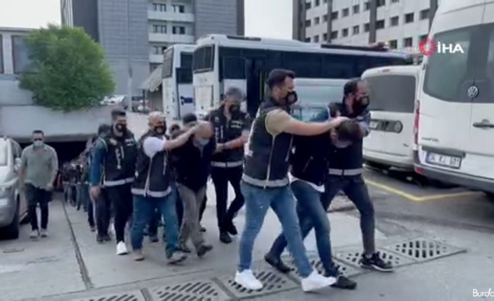 İstanbul’da ‘Karagümrük’ çetesi üyeleri adliyeye sevk edildi