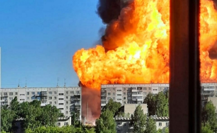 Rusya’da akaryakıt istasyonunda şiddetli patlama