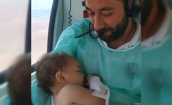 Ambulans helikopterde görevli ATT, Türkiye’nin ikinci defa içini ısıttı
